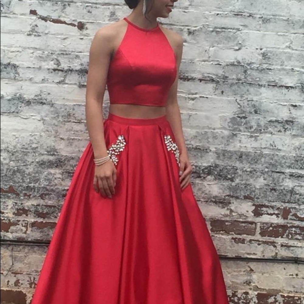 RED PROM DRESS